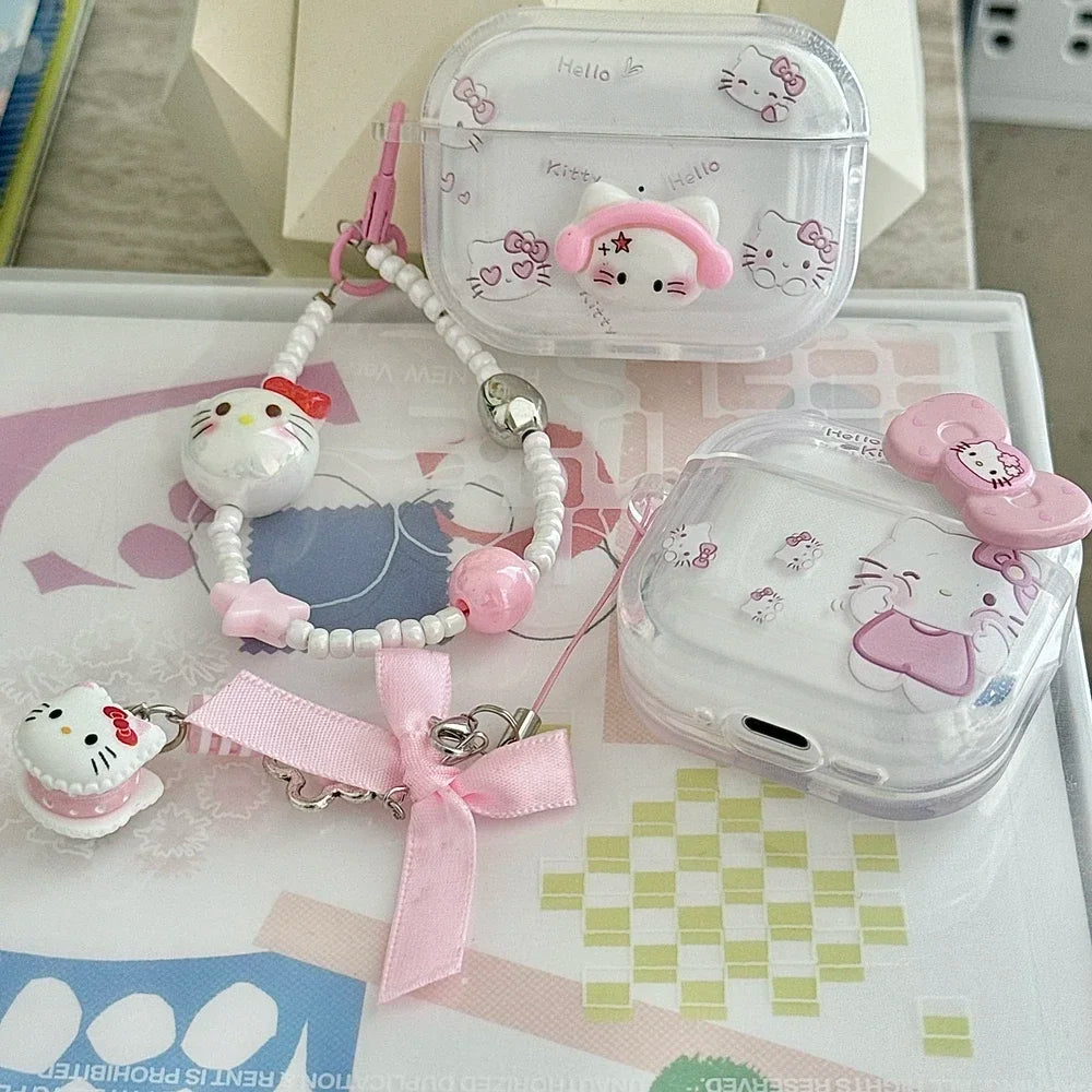Pink Kawaii Airpods Case