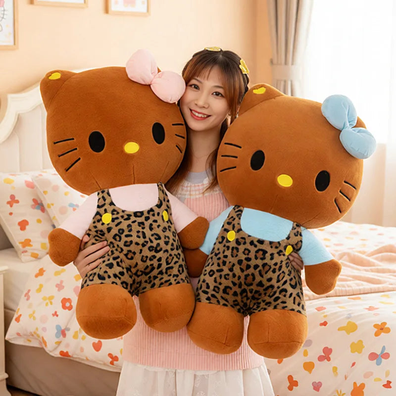Leather Leopard Print Plushie