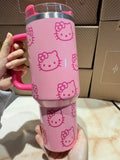 Kawaii Cup with Handle Straw Cup