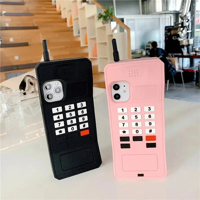 Retro Style Telephone Model Phone Case