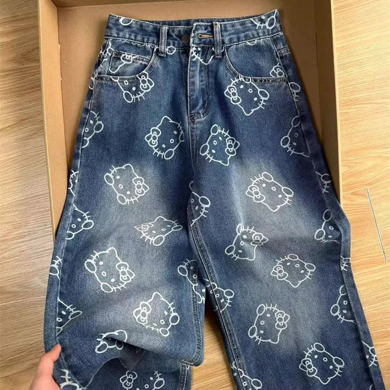 Kawaii Y2K Denim Jean Pants