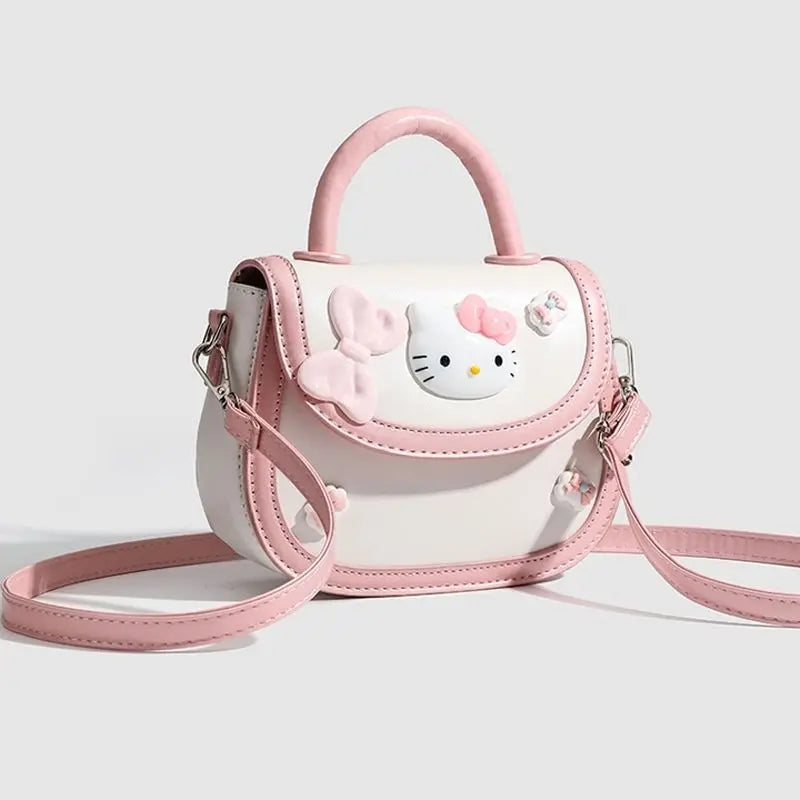 Cute Mini Handbag Pink White Kawaii Crossbody Bag