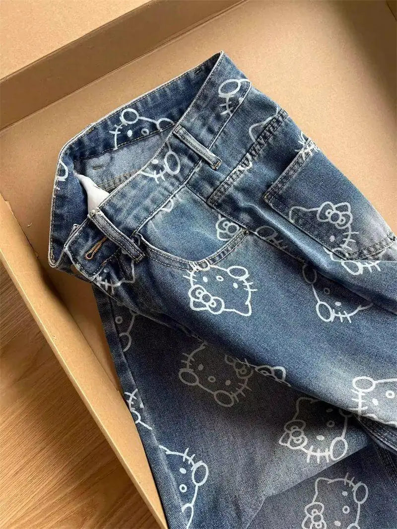 Kawaii Y2K Denim Jean Pants