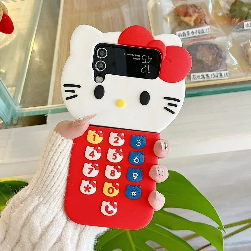 Kawaii Calculator Phone Case For Samsung Galaxy Z Flip