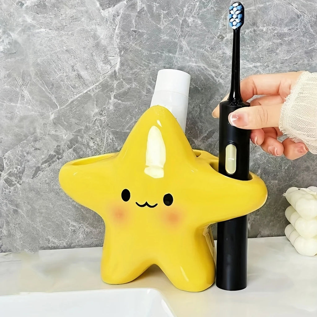 Cute Star Shaped Toothbrush Holder