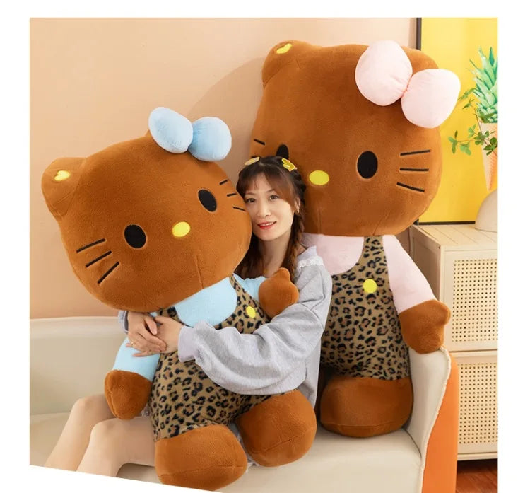 Leather Leopard Print Plushie