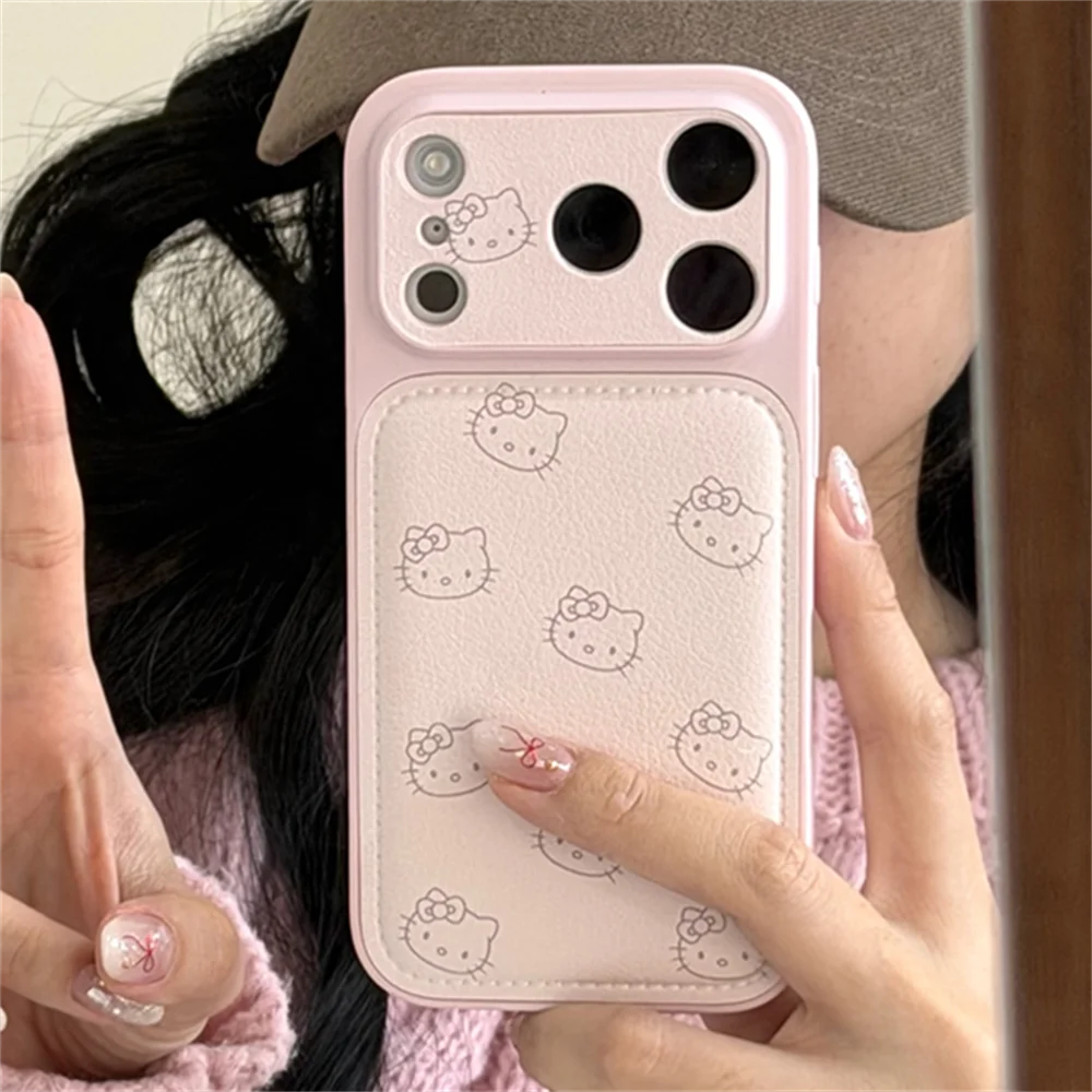 Pink Kawaii Holder Phone Case