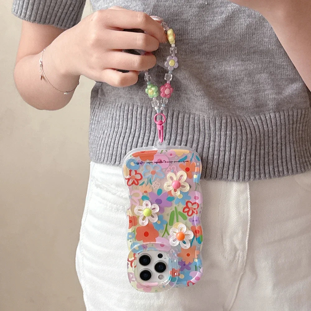 Bead Bracelet Chain Phone Case