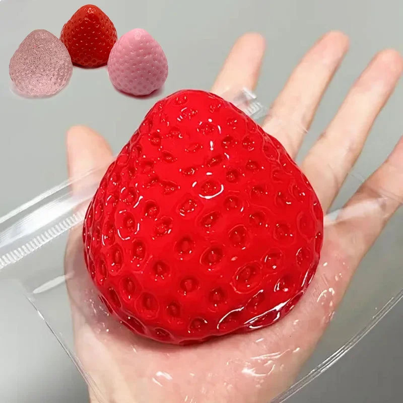 Strawberry Squeeze Squishy Toy