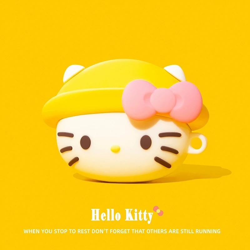 Kawaii Yellow Hat Airpods Case