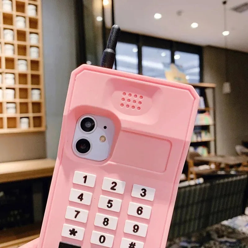 Retro Style Telephone Model Phone Case