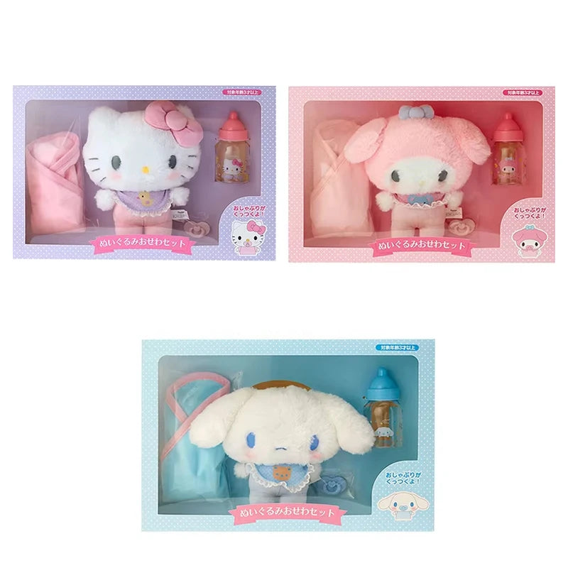Plush Baby Bottle Doll Box Set