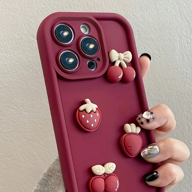 Strawberry Cherry Phone Case