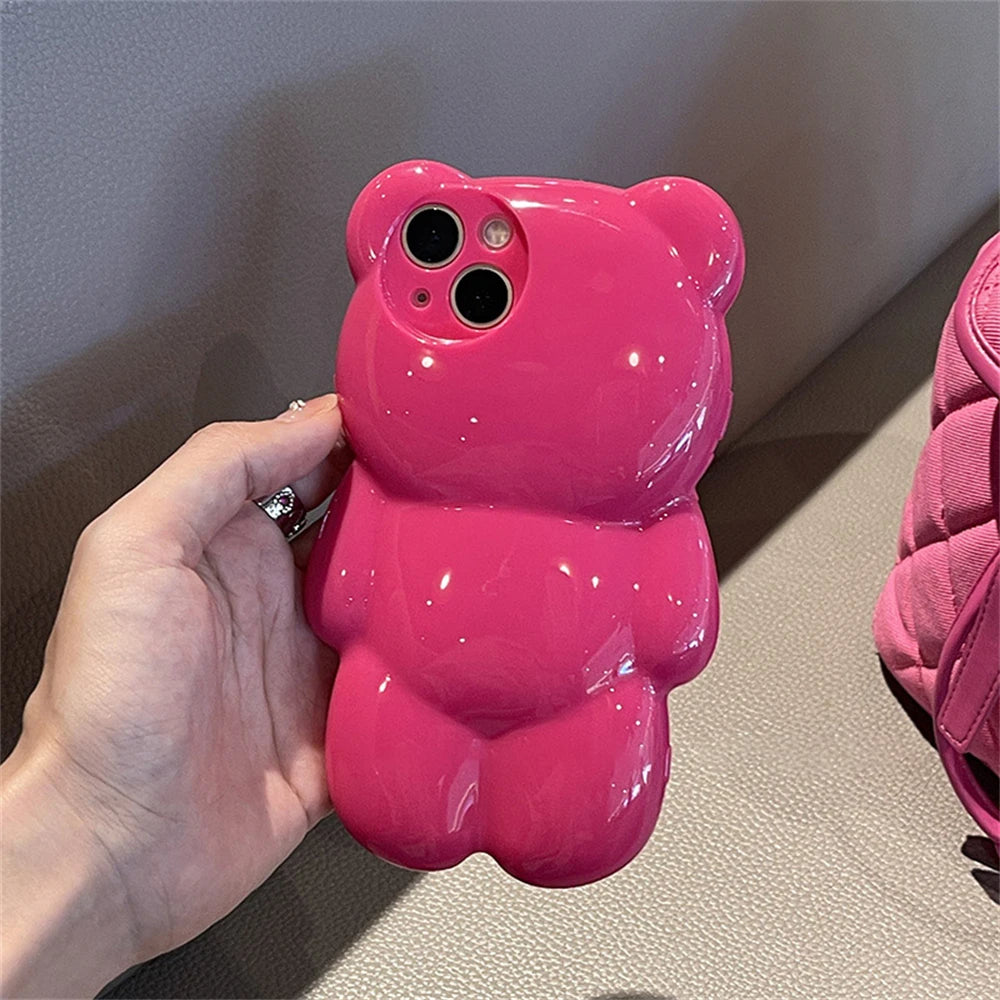 Pink Bear Phone Case