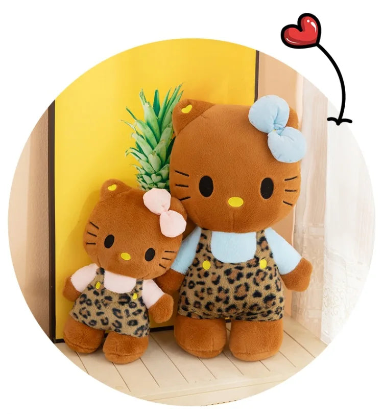 Leather Leopard Print Plushie