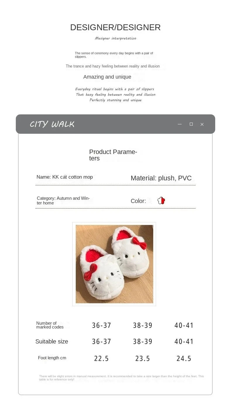 Plush Slippers