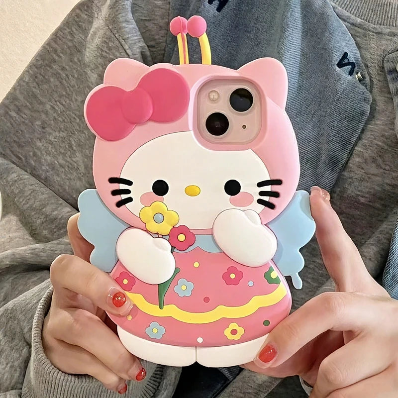 Butterfly Fairy Kitty Soft Silicone Phone Case