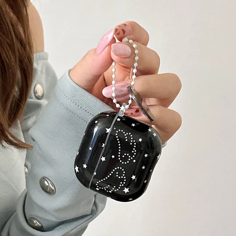 Black Angel Wings Airpods Case