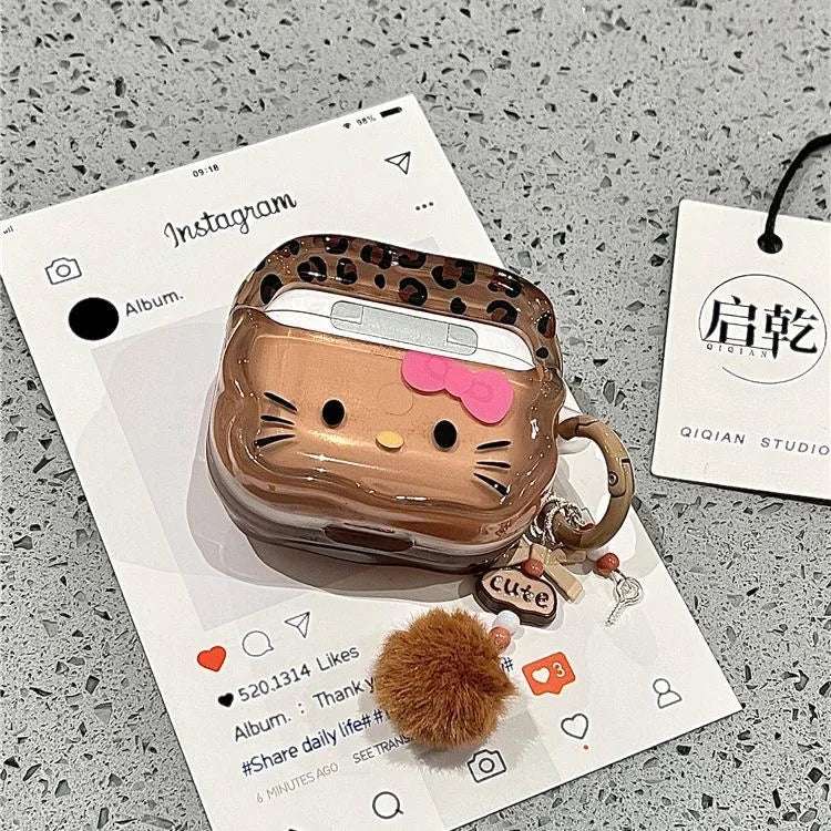 Cute Leopard AirPods Case