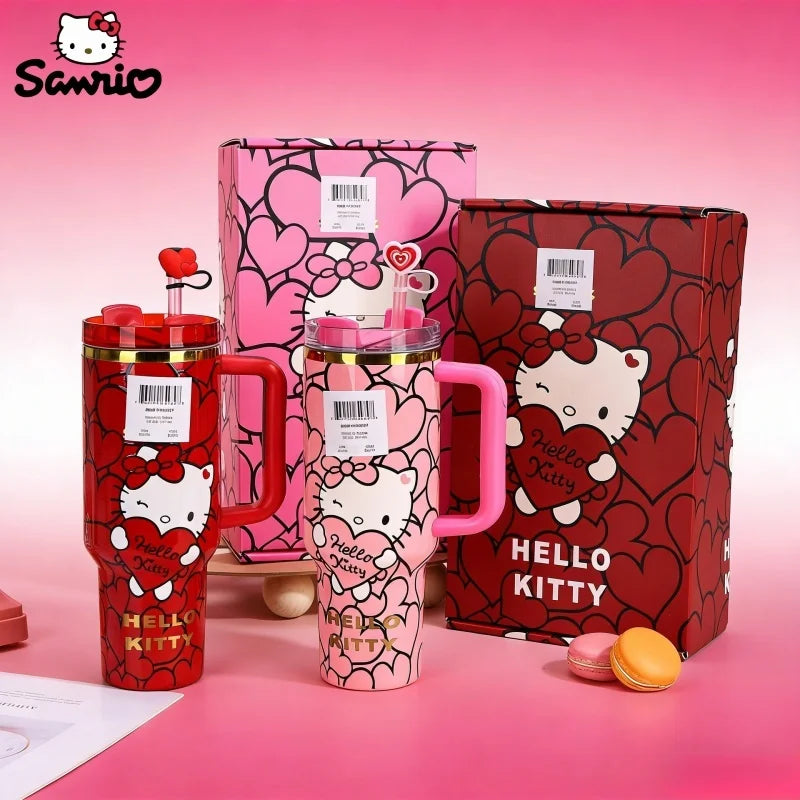 Kawaii Heart Water Bottle