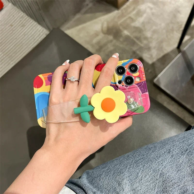 Fashion Flower Silicone Phone Case