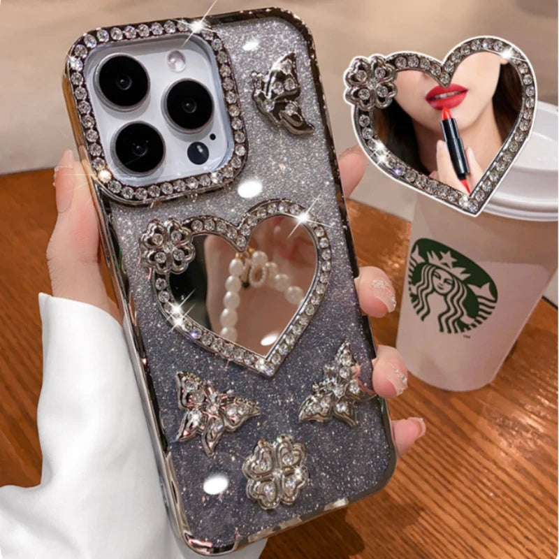 Heart Love Mirror Phone Case
