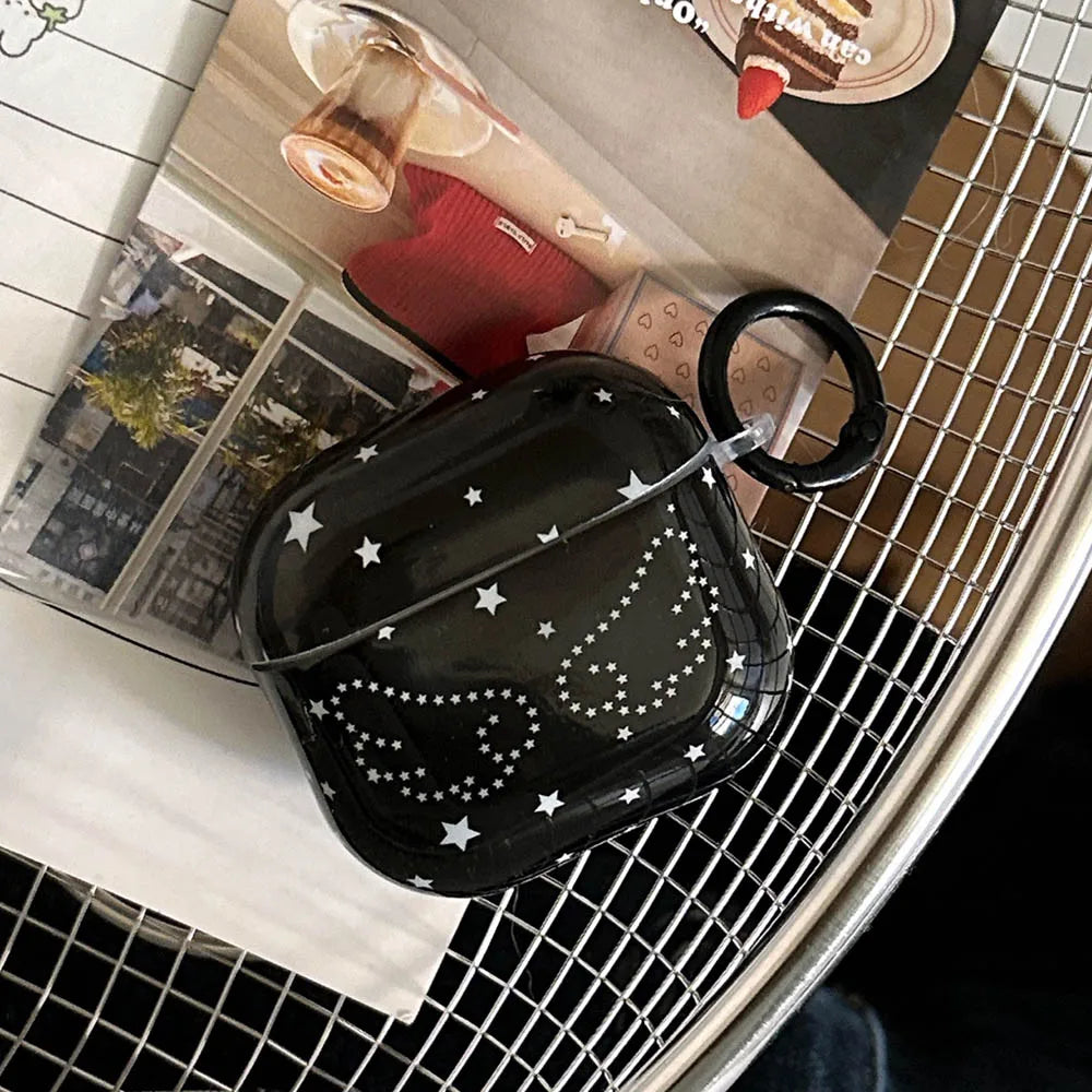 Black Angel Wings Airpods Case