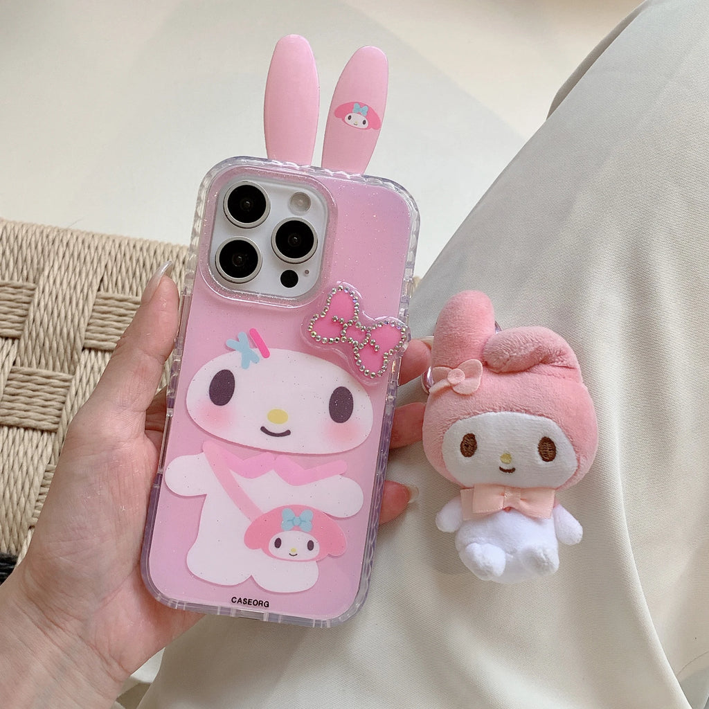 Super Cute Rabbit Ears Phone Case