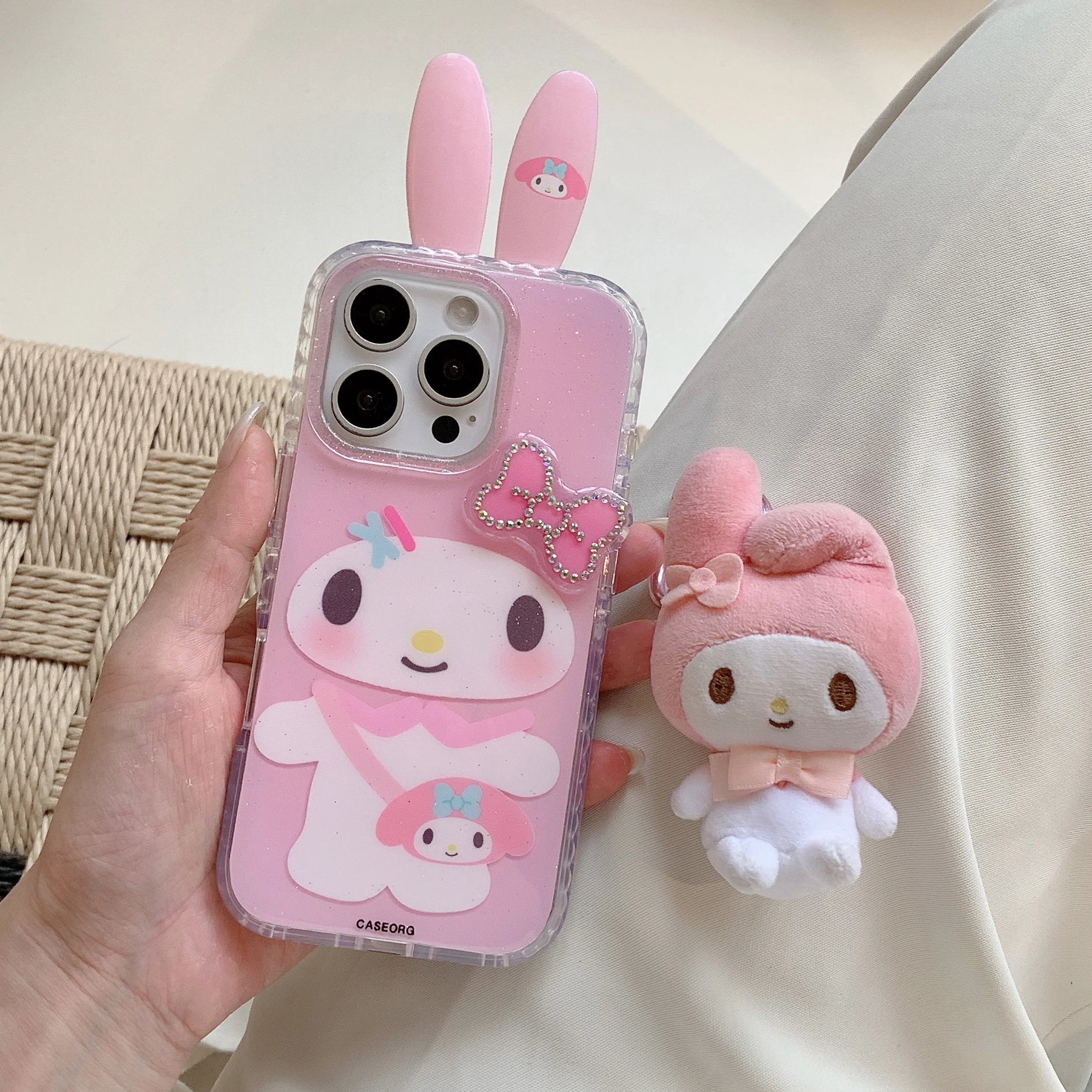 Super Cute Rabbit Ears Phone Case