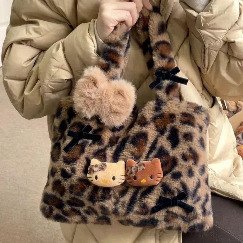 Leopard Print Y2K Bag