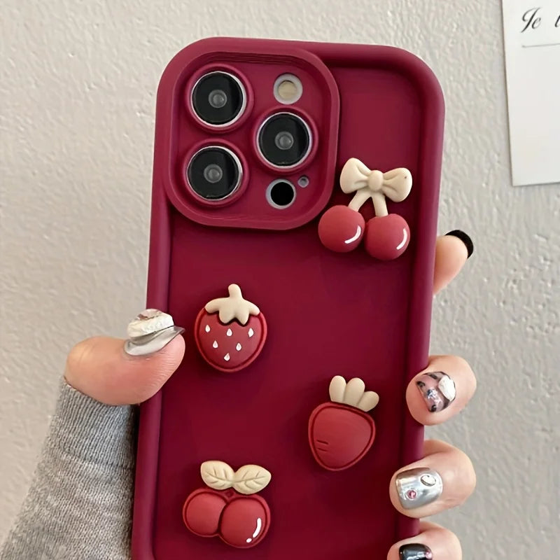 Strawberry Cherry Phone Case