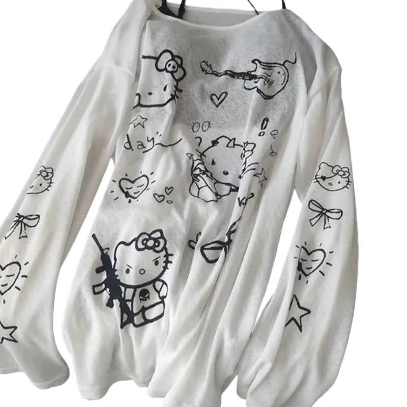 Kawaii Long Sleeve Top