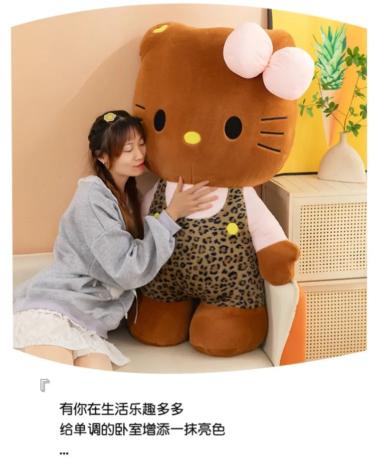 Leather Leopard Print Plushie