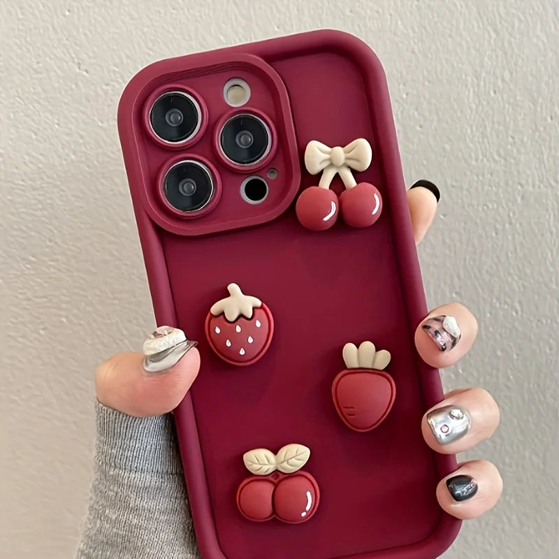 Strawberry Cherry Phone Case