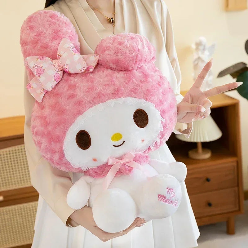 Pink Kawaii Rose Plushie