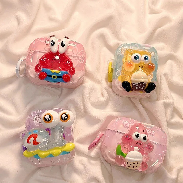 Cute 3D Cartoon AirPods Case