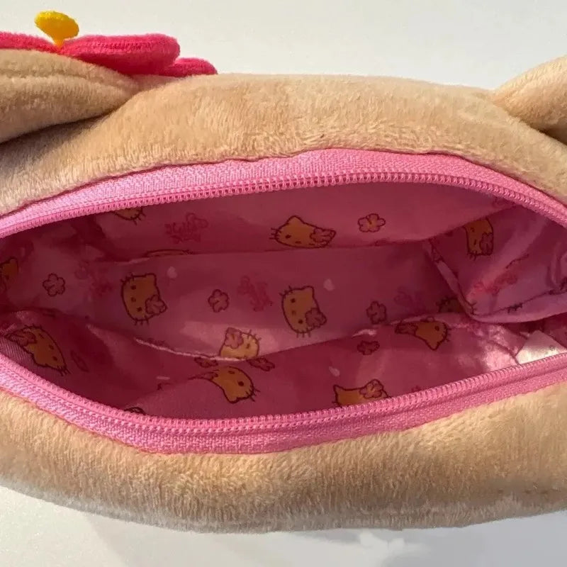 Cute Storage Pencil Case Makeup Plush Bag