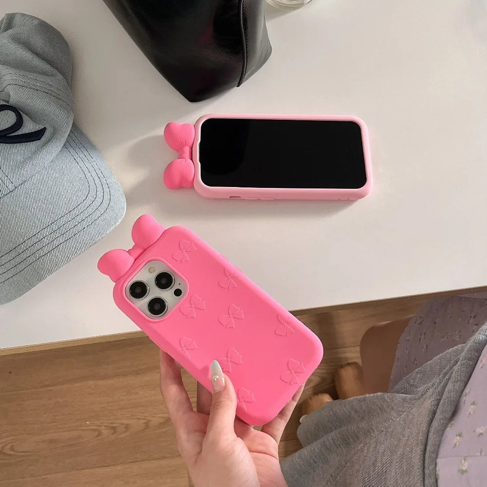 Bow Silicone Phone Case