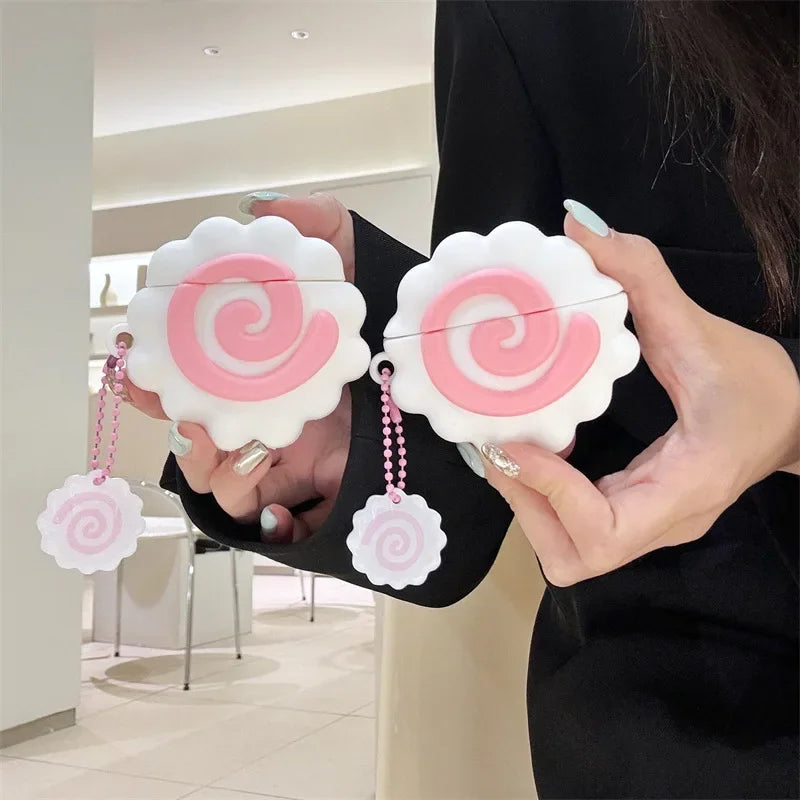 Cute 3D Japan Food Fish Cake Airpods Case
