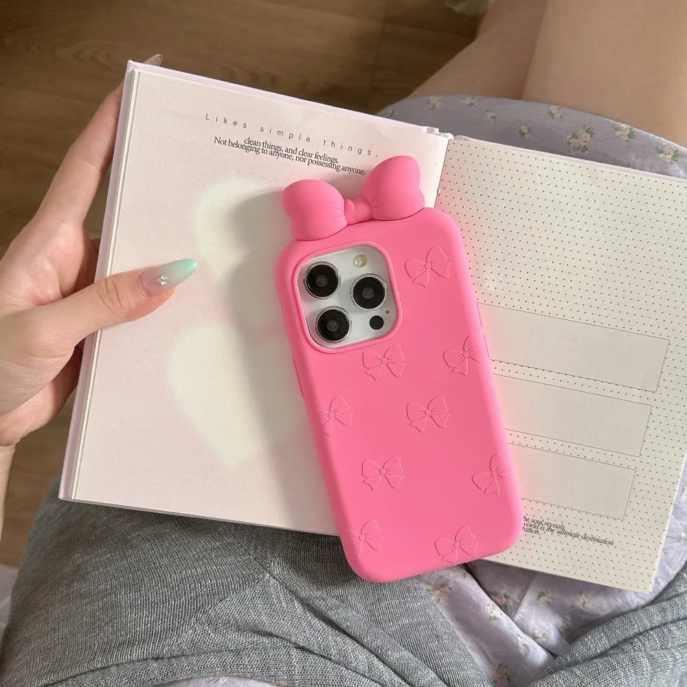 Bow Silicone Phone Case