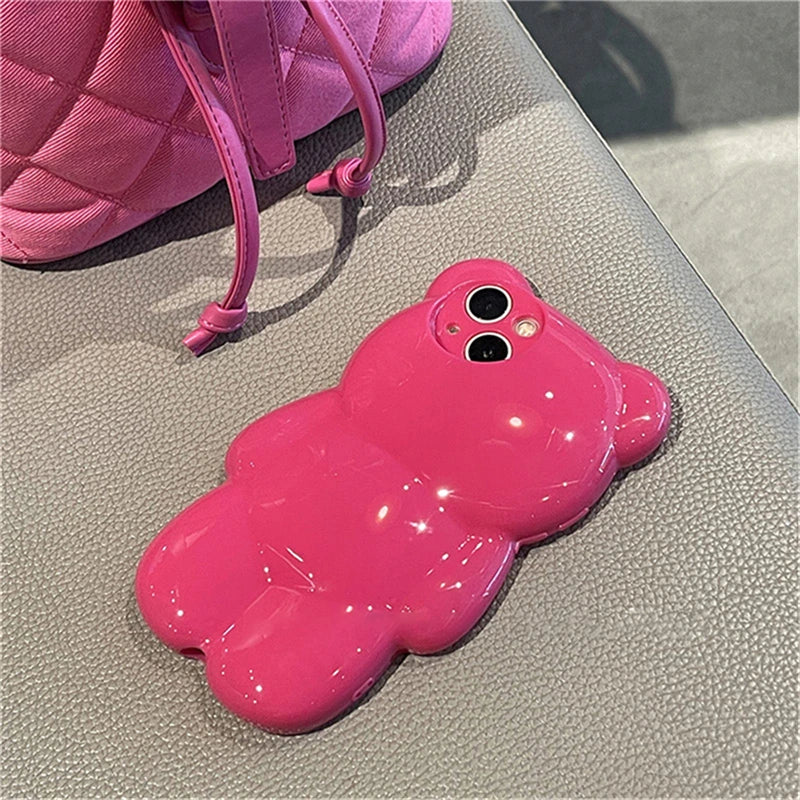 Pink Bear Phone Case
