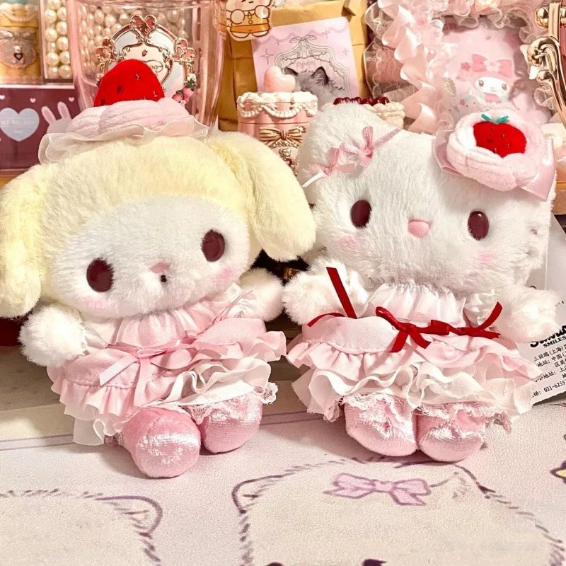 Strawberry Cake Sweetheart Plush Doll Pendant