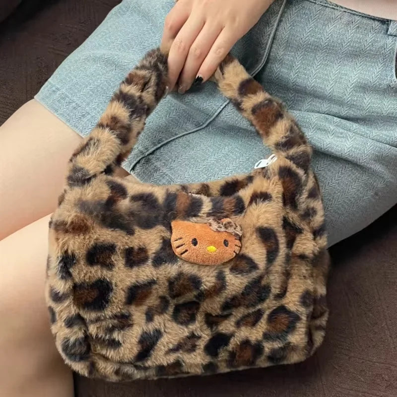 Leopard Print Y2K Bag