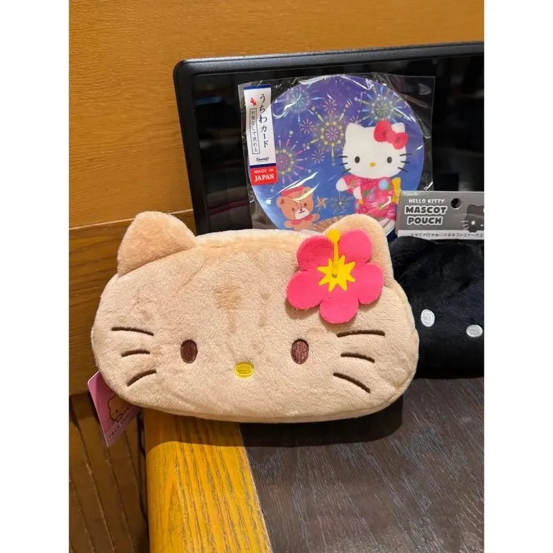 Cute Storage Pencil Case Makeup Plush Bag