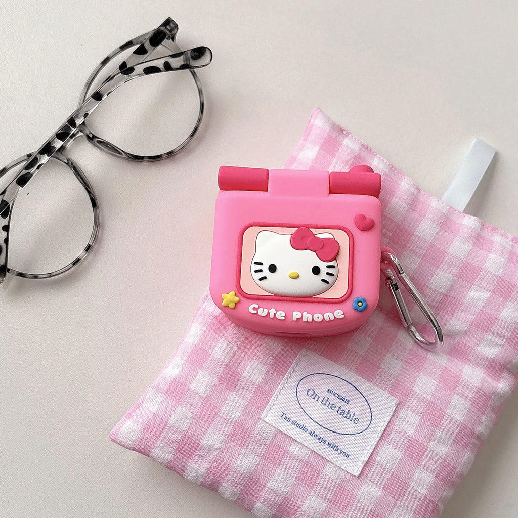 Pink Soft Silicone Airpods Case