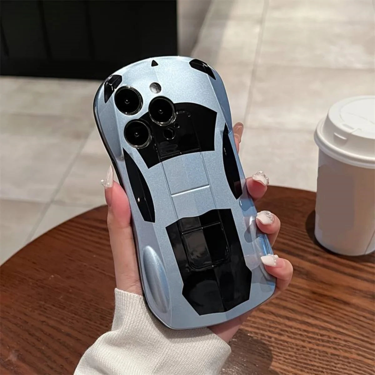 Stylish Luxury 3D Sports Car Silicone Soft Phone Case