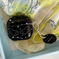 Black Angel Wings Airpods Case
