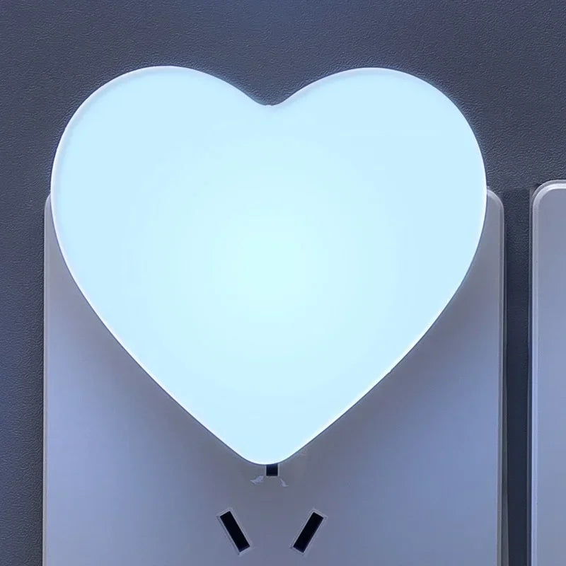 Heart LED Lamp Energy Saving Plug Night Light