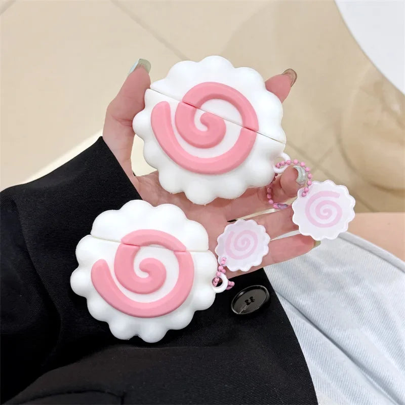 Cute 3D Japan Food Fish Cake Airpods Case