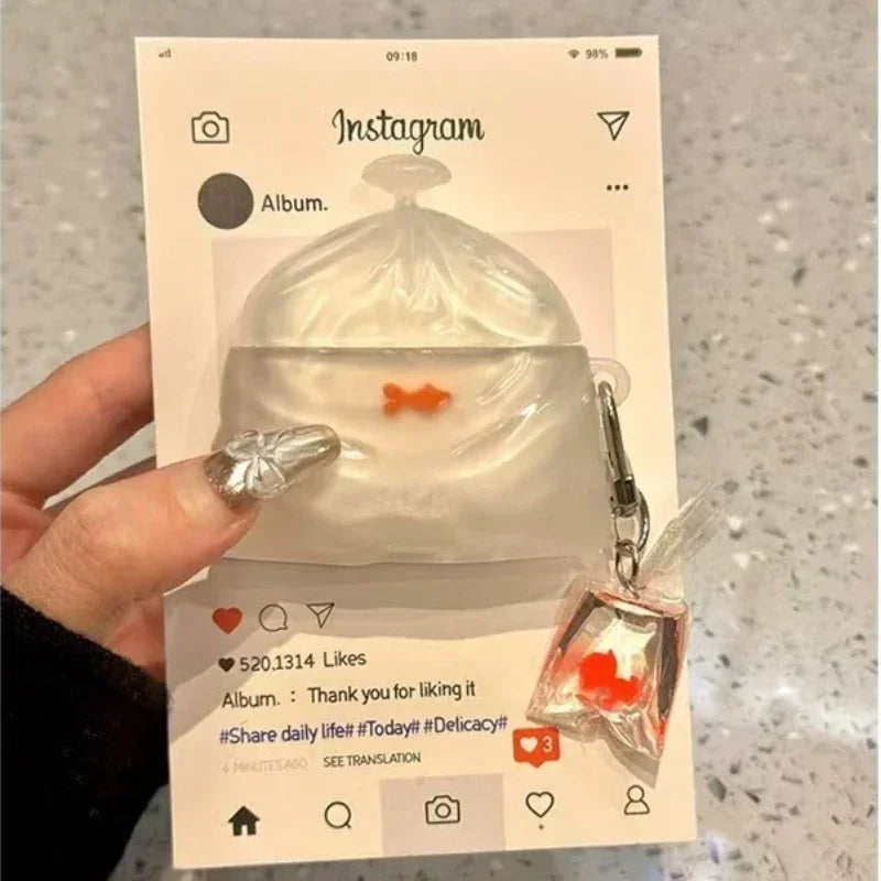 Fish Bag Airpods Case